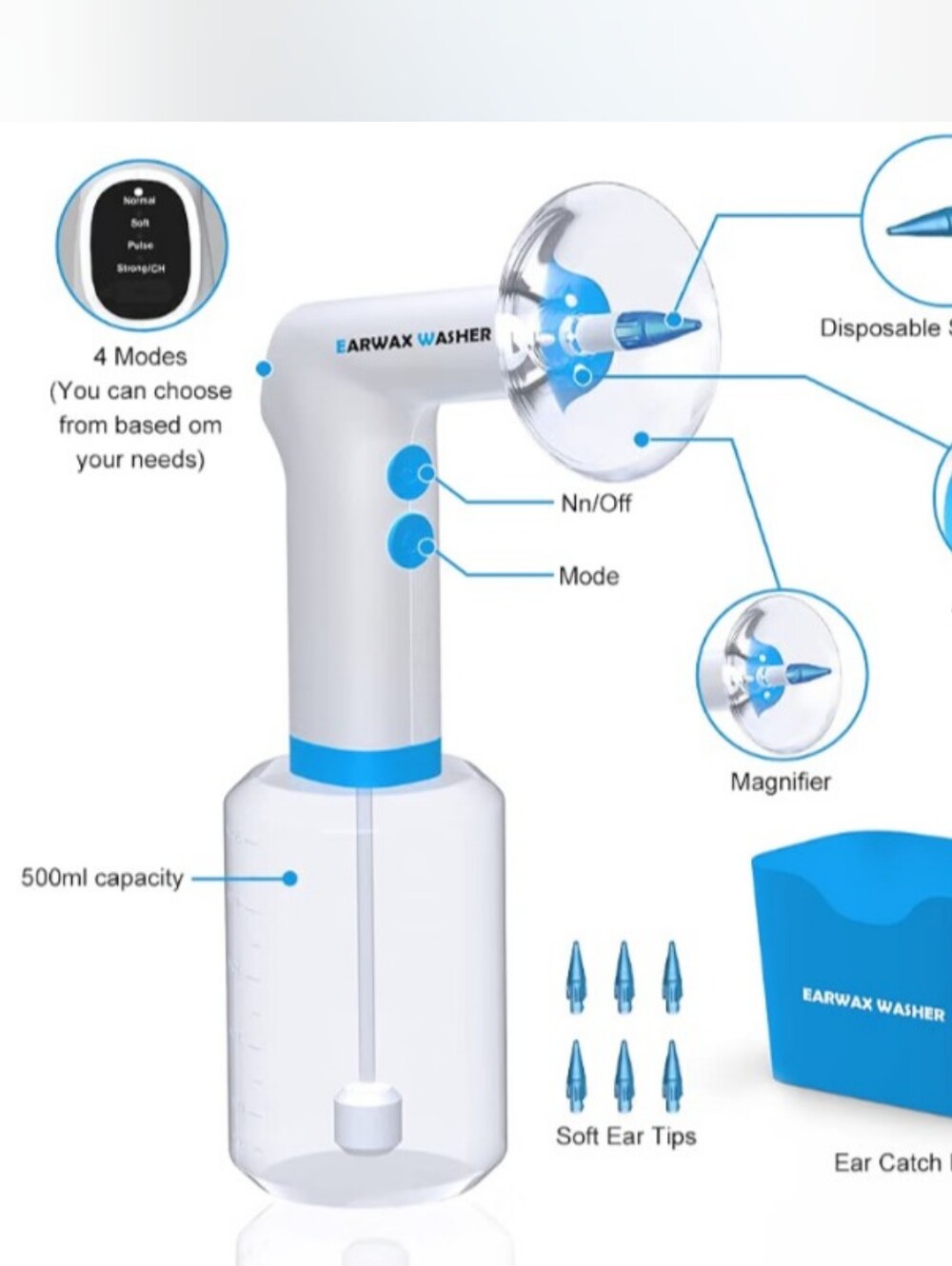 Wisamor Ear Cleaning Irrigation System for Adults - Picture 3 of 7